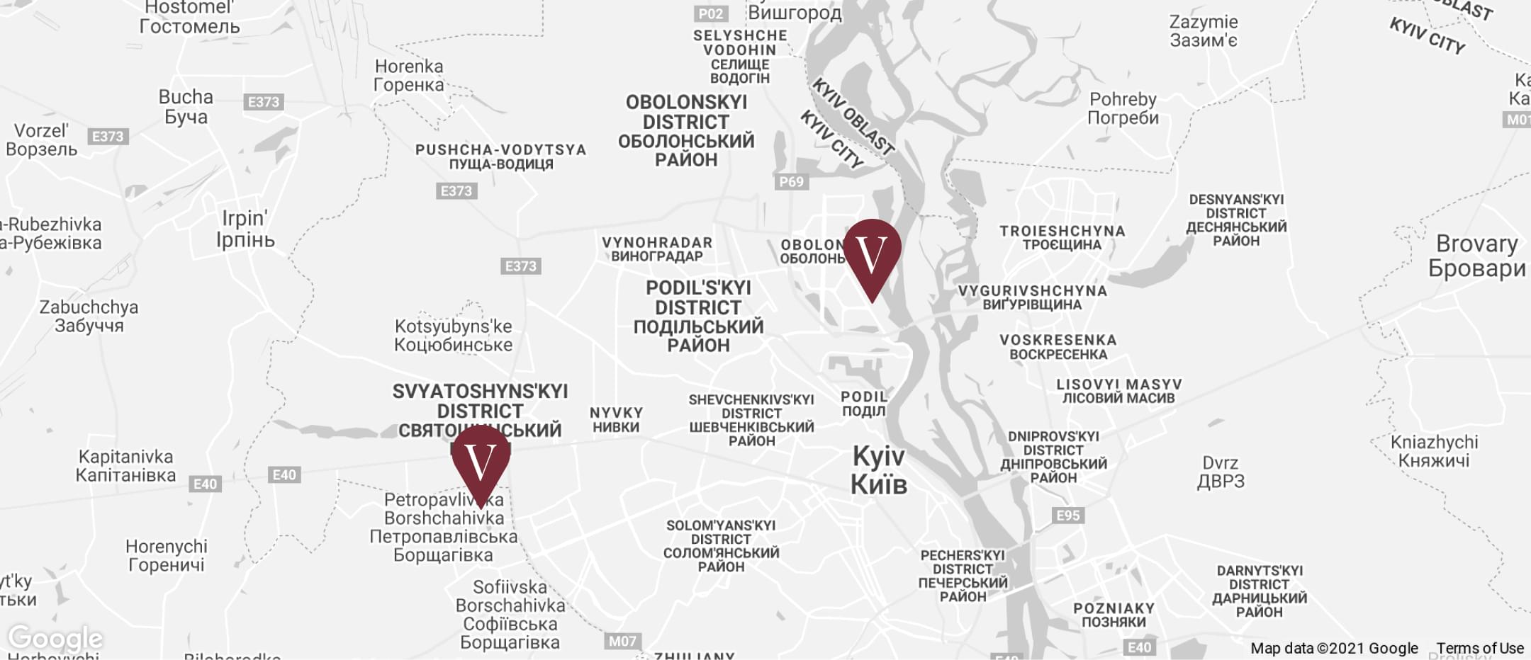 карта проезда